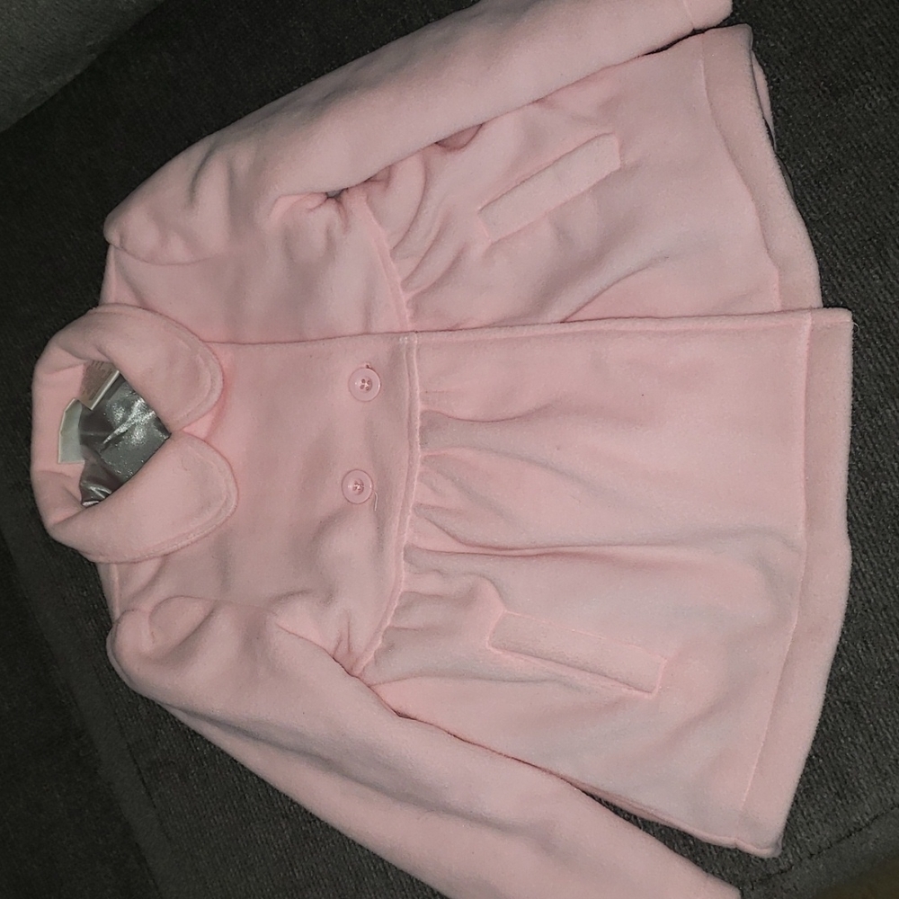 Girl's Pink Peacoat 4t